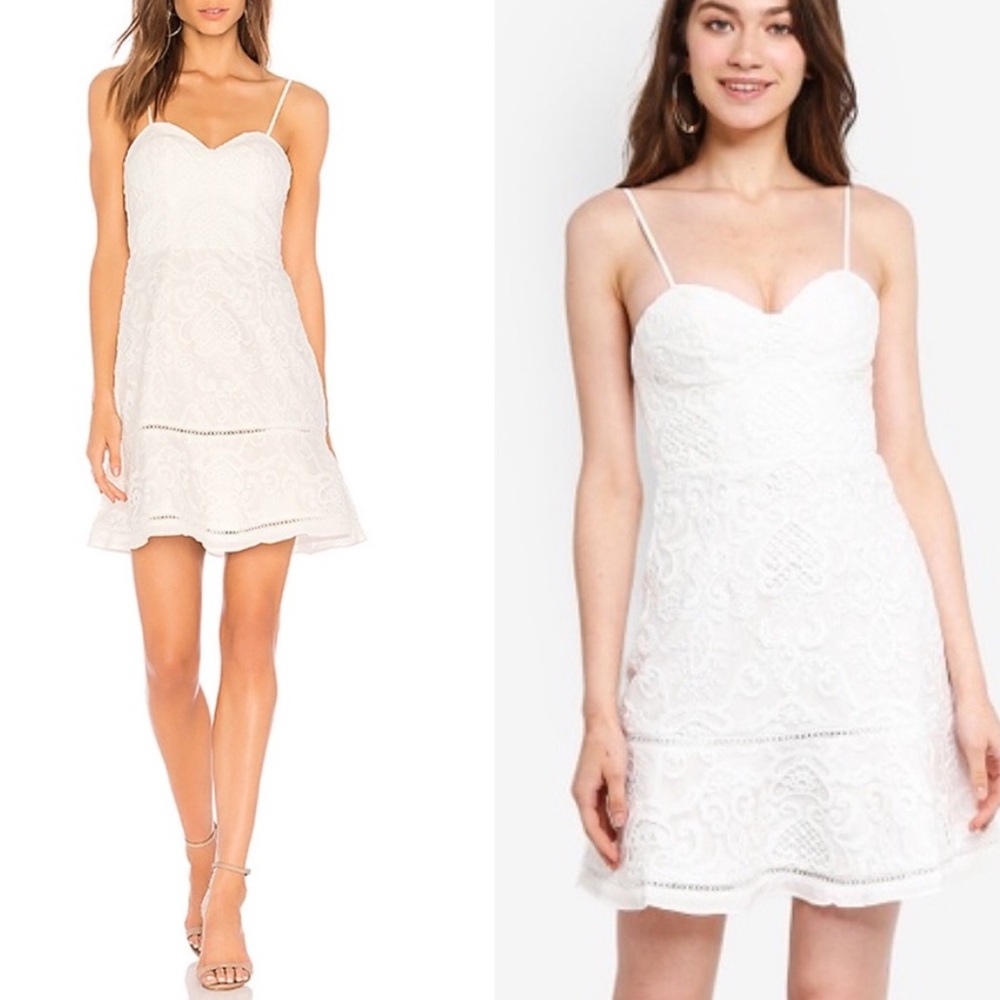 NWOT Bardot White Lace dress